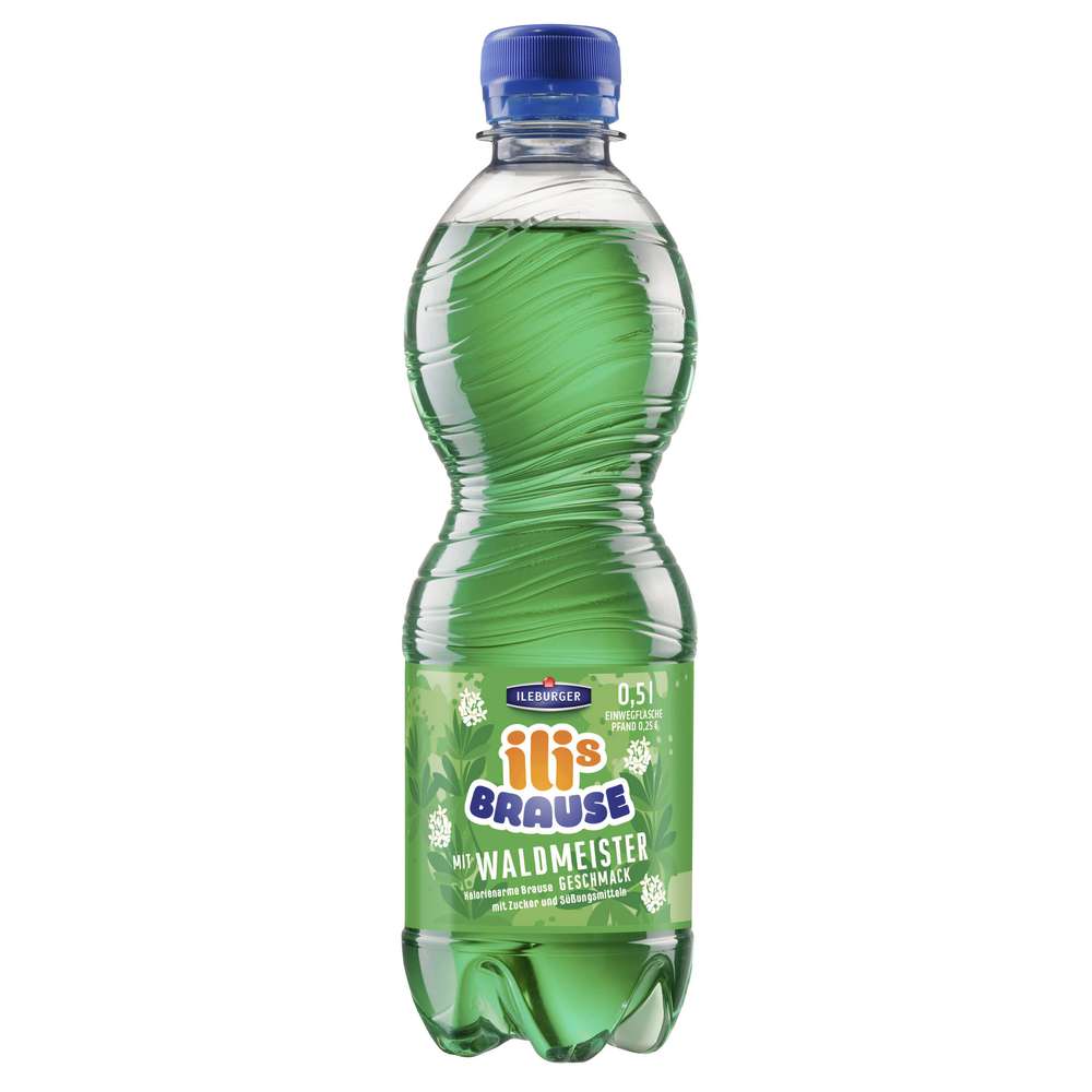 Produktabbildung Ileburger Sachsen Quelle Limonade, Waldmeister-Geschmack