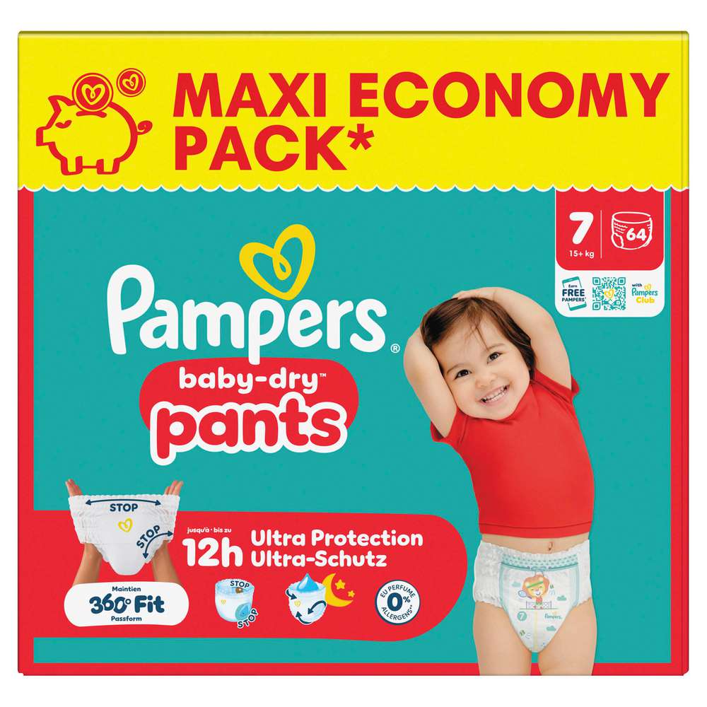 Produktabbildung Pampers Baby Pants Baby Dry Gr.7 15+ kg