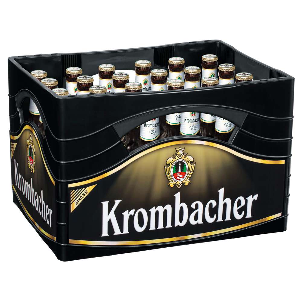 Produktabbildung Krombacher Pilsener Bier 4,8% (24x 0,330 Liter)