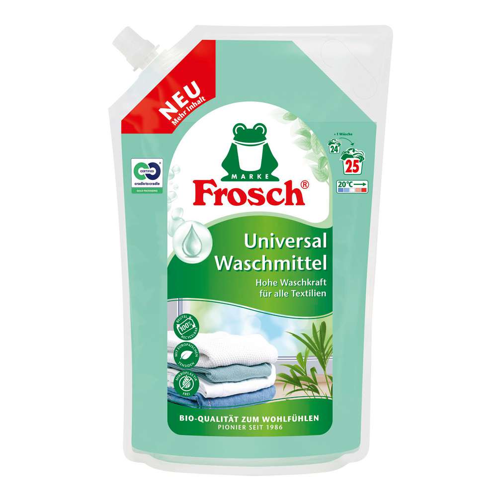 Produktabbildung Frosch Universal-Waschmittel flüssig