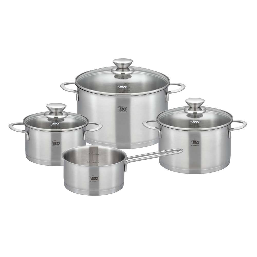 Produktabbildung M&K Topfset Silvaran 4 teilig