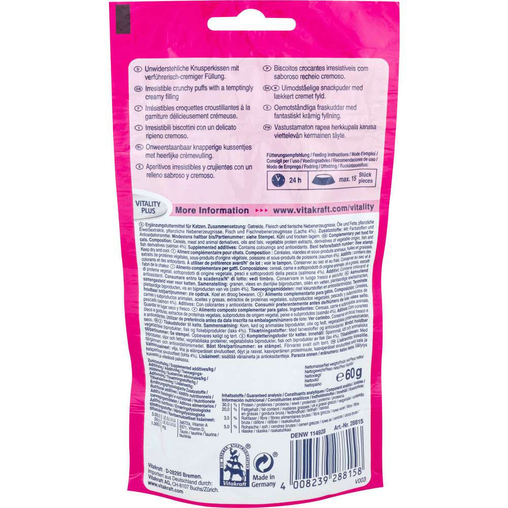Produktabbildung Vitakraft Katzen-Snack Crispy Crunch, Lachs