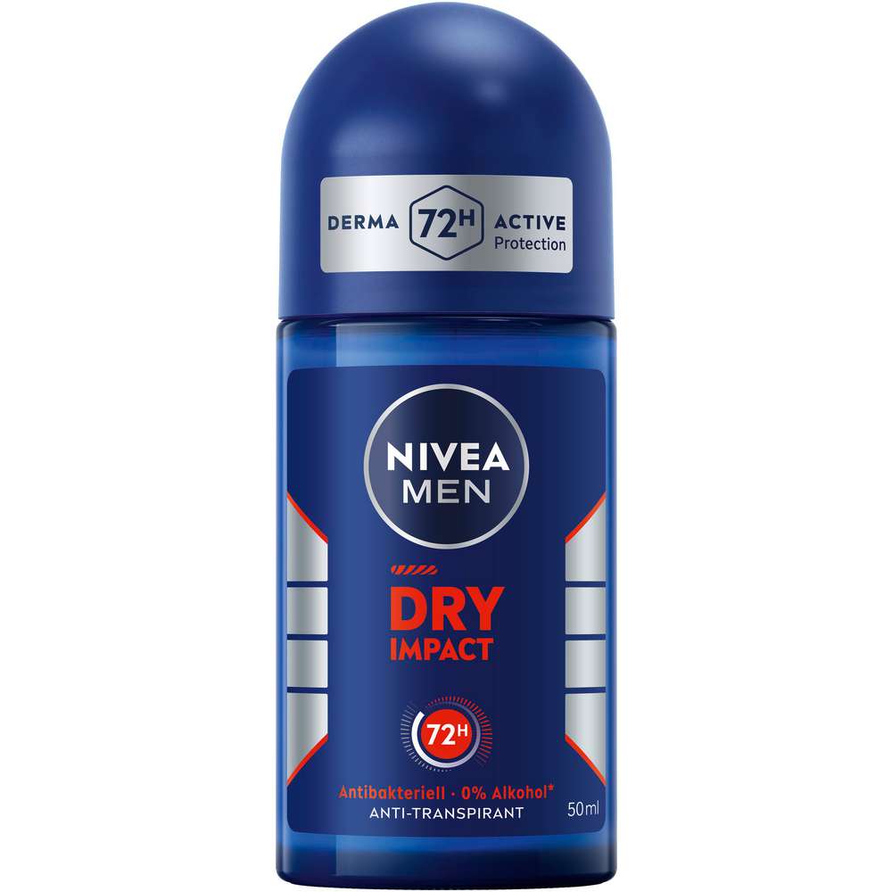 Produktabbildung Nivea Deodorant Men, Roll-on Dry Impact