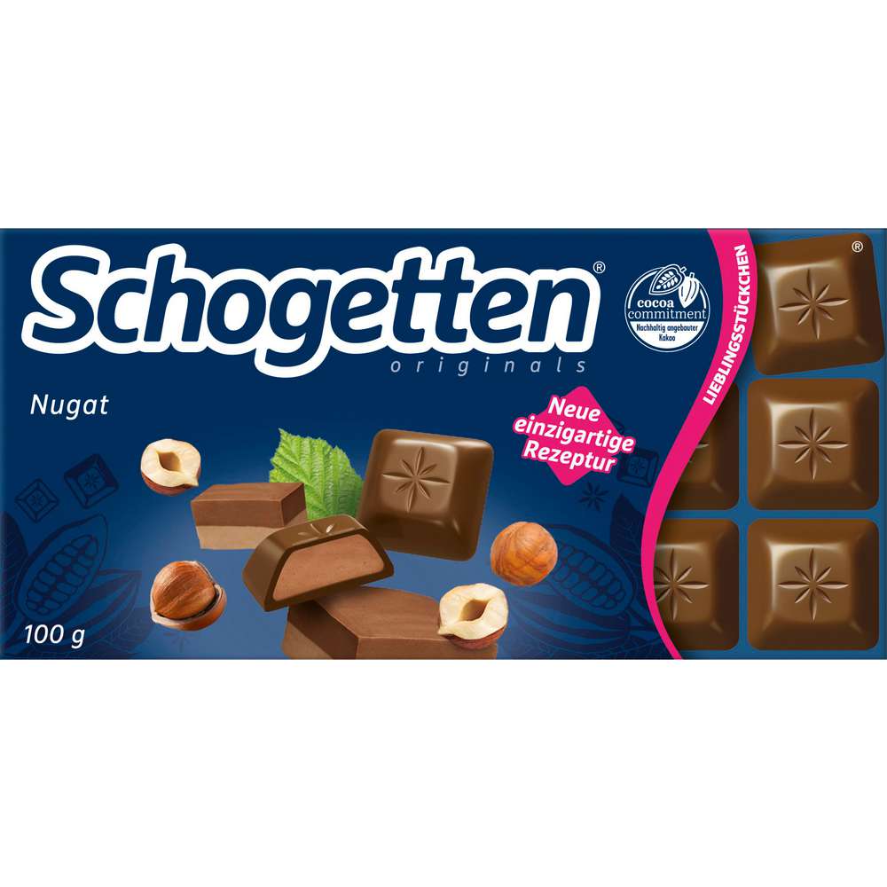 Produktabbildung Schogetten Tafelschokolade, Nougat