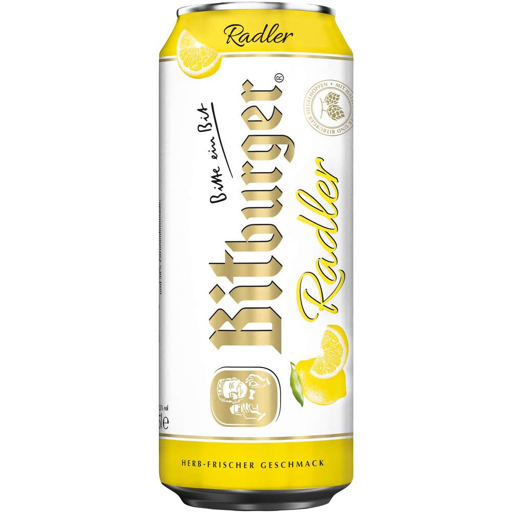 Produktabbildung Bitburger Biermischgetränk, Radler 2,5%