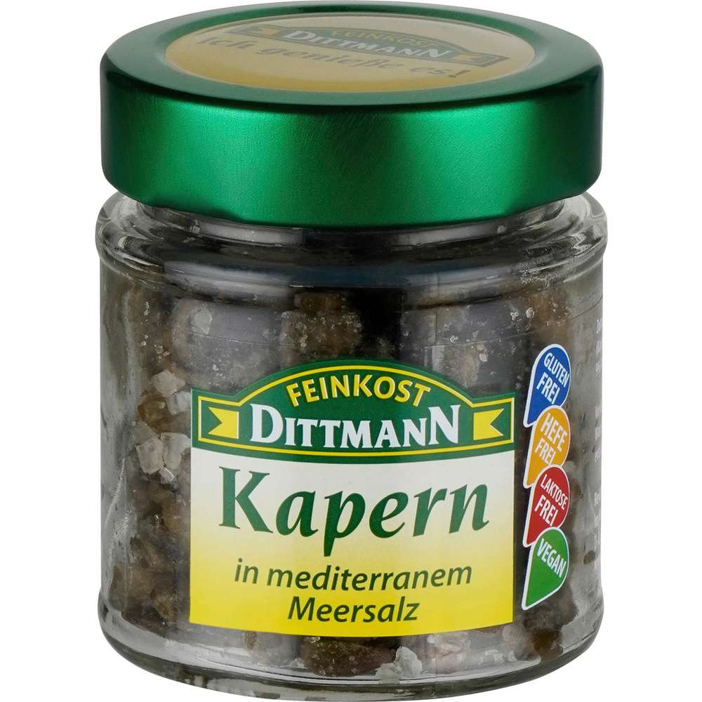 Produktabbildung Feinkost Dittmann Kapern in mediterranem Meersalz