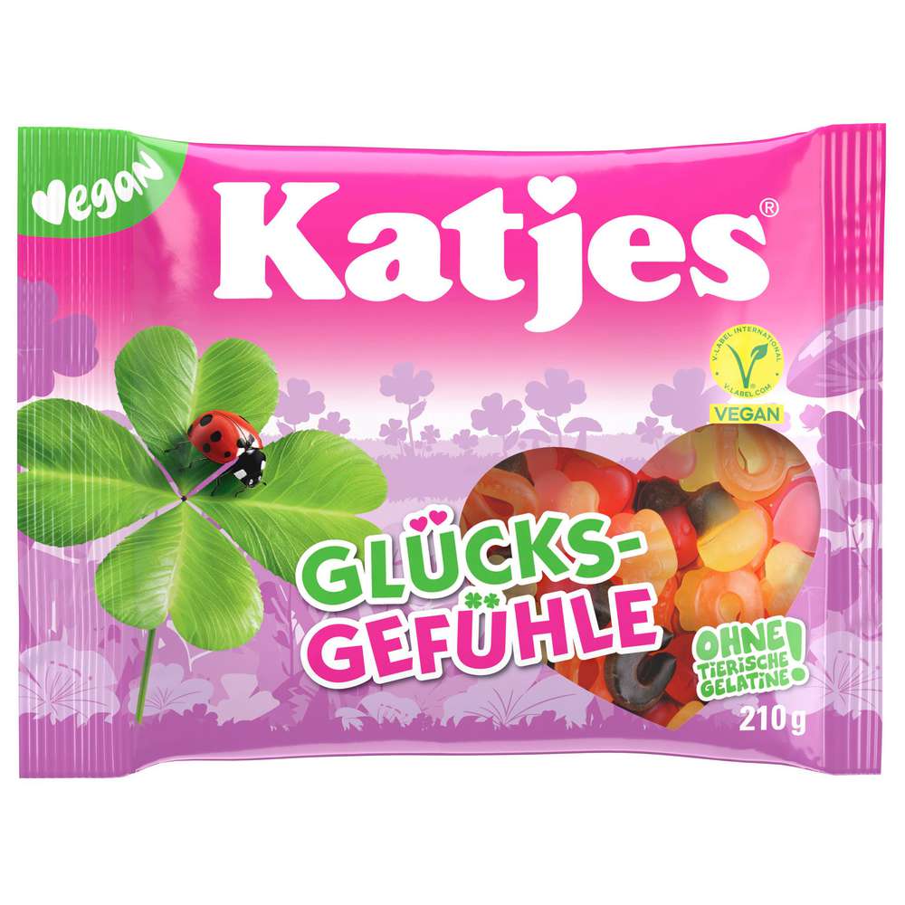 Produktabbildung Katjes Fruchtgummi Glücksgefühle, vegan
