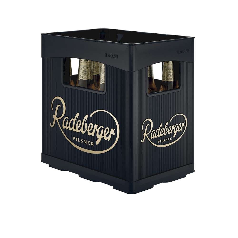 Produktabbildung Radeberger Pilsener Bier, 4,8 % (11x 0,500 Liter)