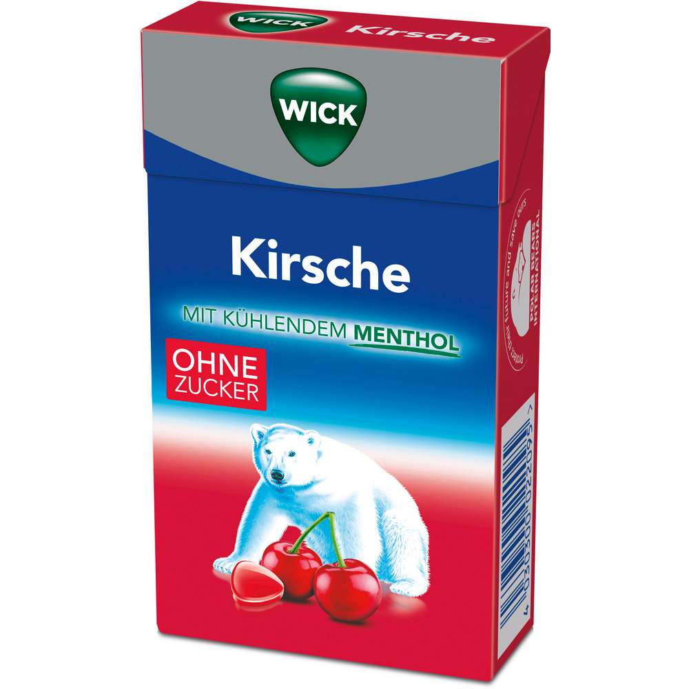 Produktabbildung Wick Bonbons Kirsche-Eukalyptus, ohne Zucker