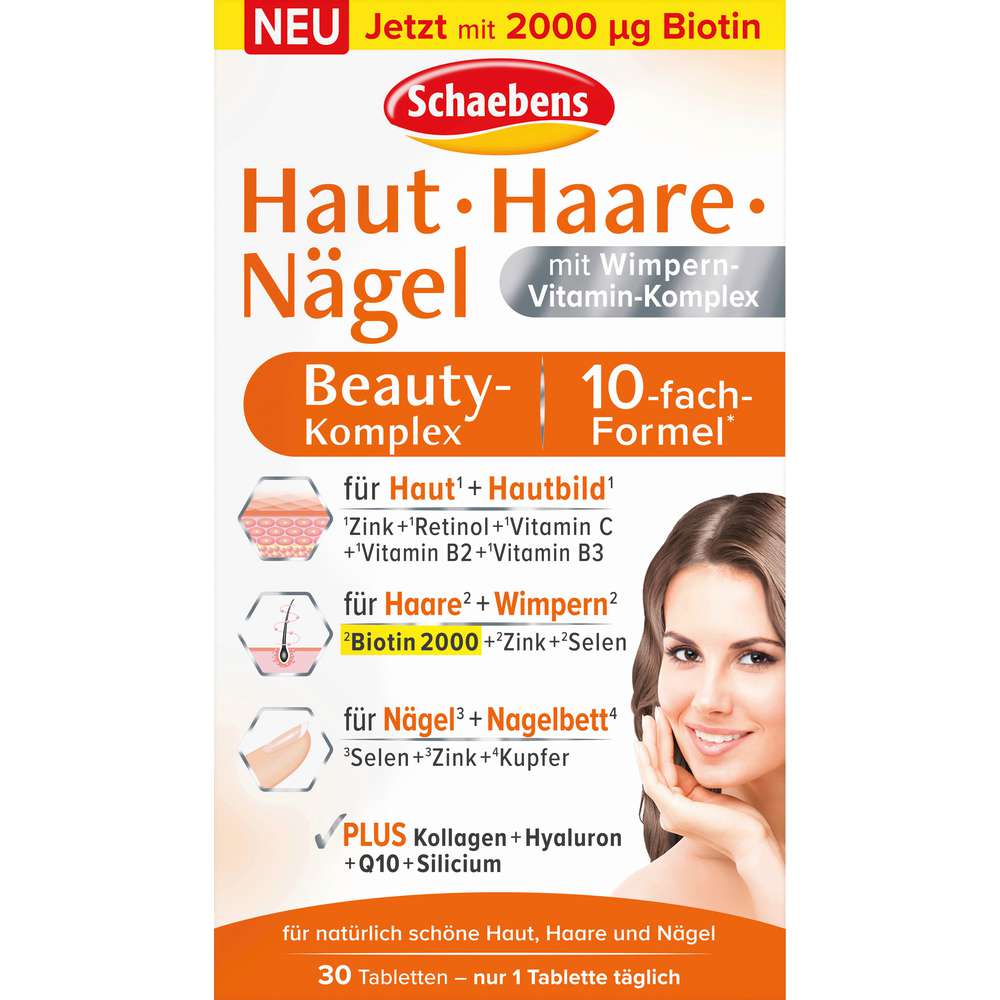 Produktabbildung Schaebens Beauty-Komplex, Haut-Haare-Nägel