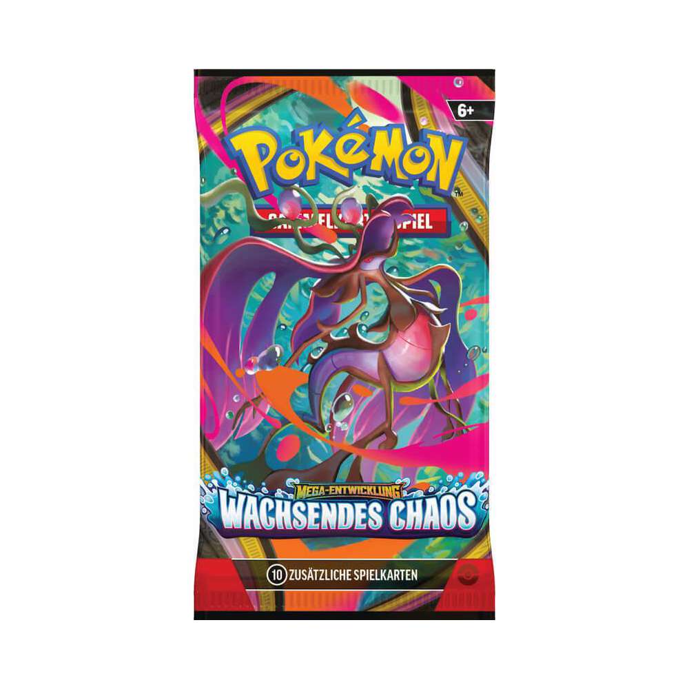 Produktabbildung Pokémon Sammelkarten Booster Pack PKM ME04 