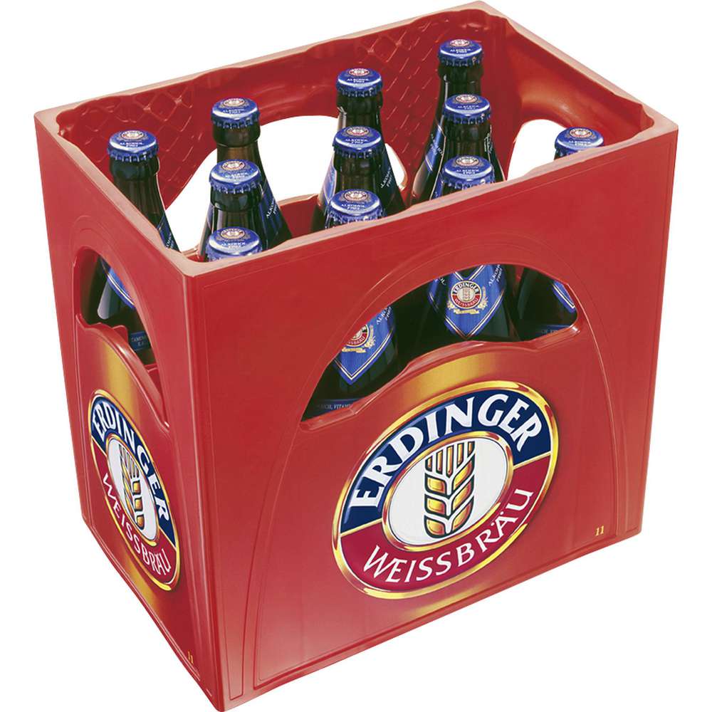 Produktabbildung Erdinger Weizenbier, alkoholfrei (11x 0,500 Liter)