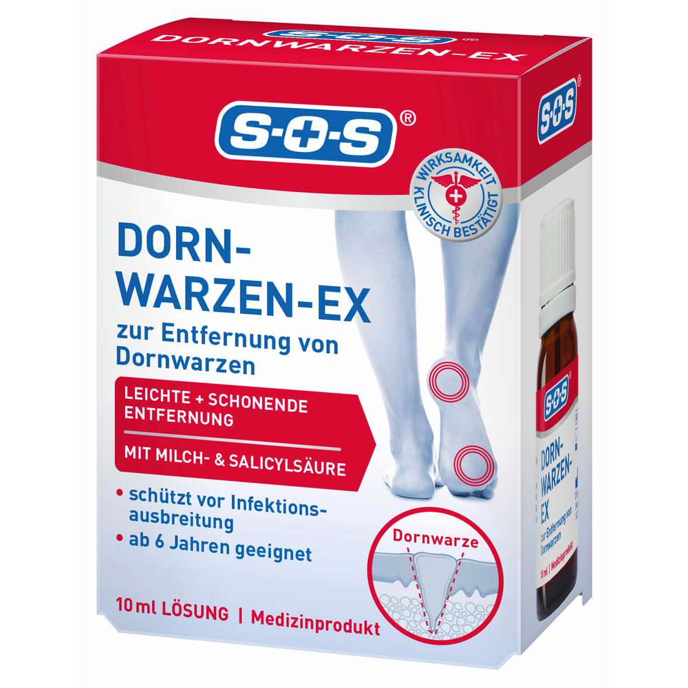 Produktabbildung SOS Warzenentferner, Dornwarzen-Ex