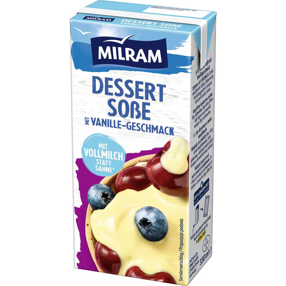 Produktabbildung Milram Dessertsoße, Vanille