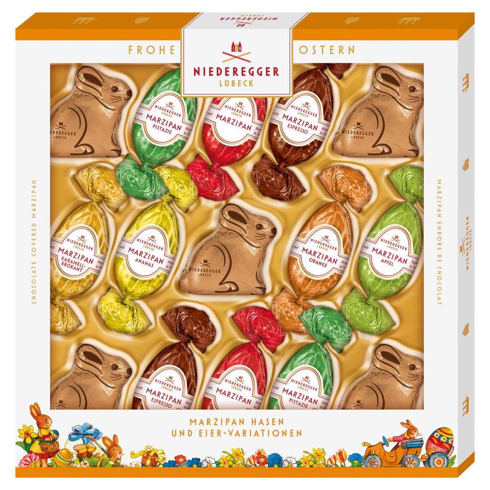 Produktabbildung Niederegger Pralinen Eier & Hasen Variationen