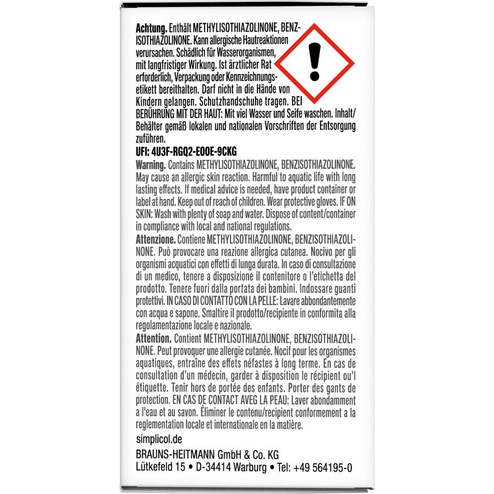 Produktabbildung simplicol Farb-Fixierer Textilfarbe, Expert