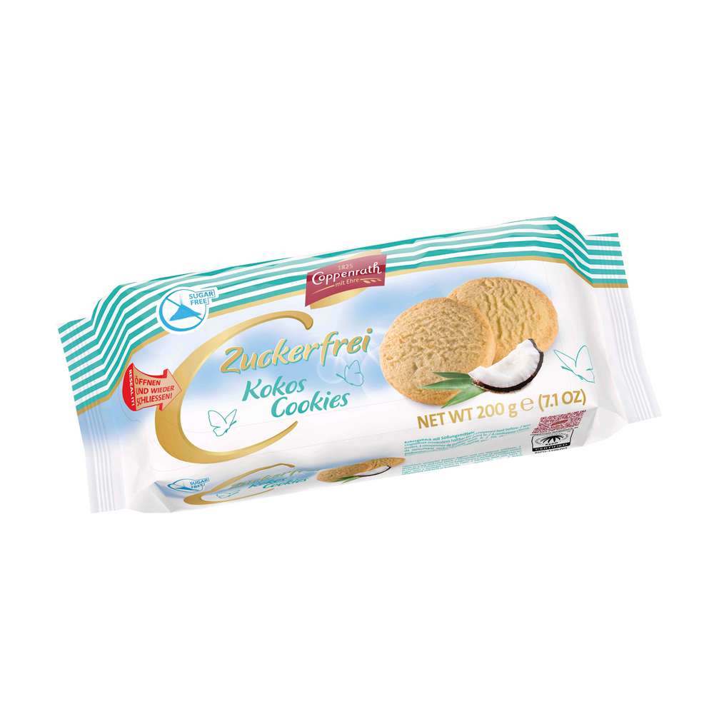Produktabbildung Coppenrath Cookies Kokos, zuckerfrei