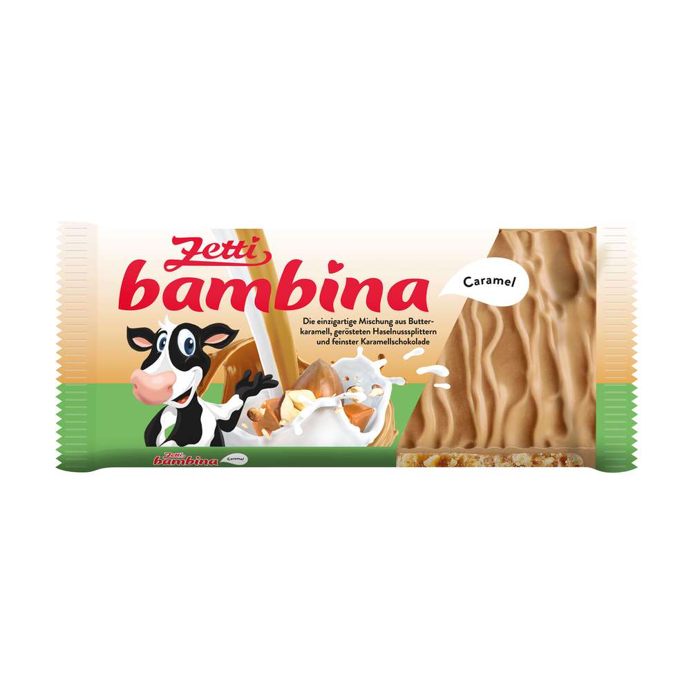Produktabbildung Zetti Tafelschokolade Bambina, Caramel-Schokolade