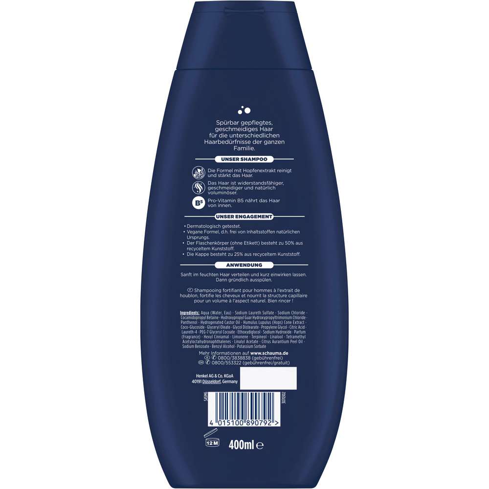Produktabbildung Schauma Shampoo, For Men