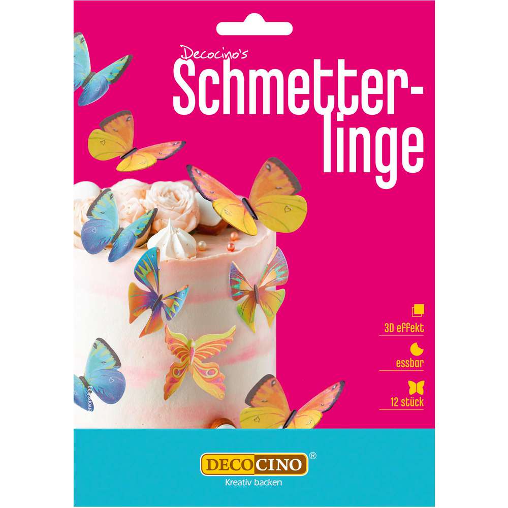Produktabbildung Dekoback Essbare Schmetterlinge