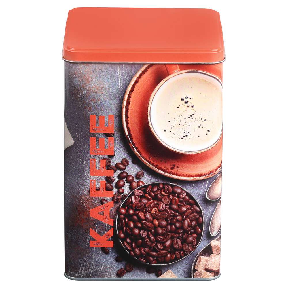 Produktabbildung Kesper Kaffeedose eckig, orange