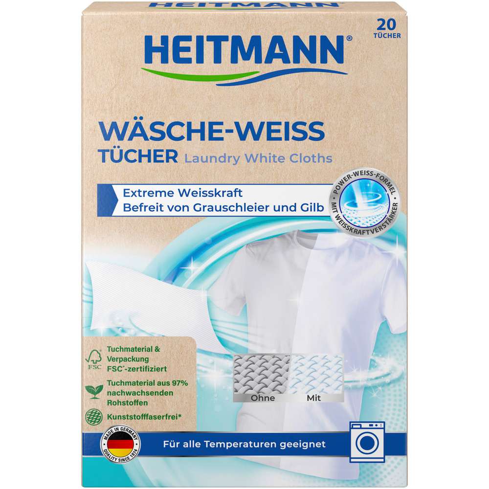 Produktabbildung Heitmann Wäsche-Weiss-Tücher