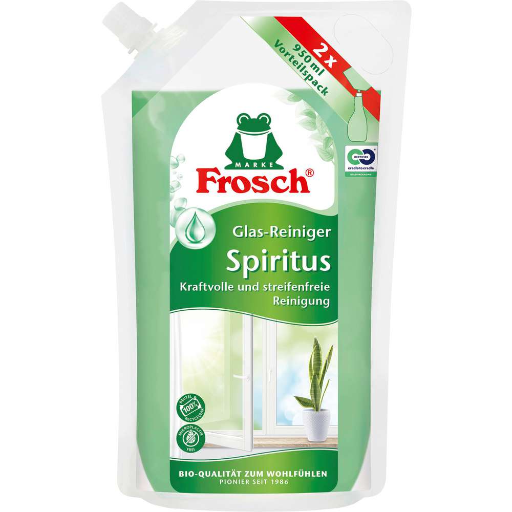 Produktabbildung Frosch Glasreiniger, Spiritus