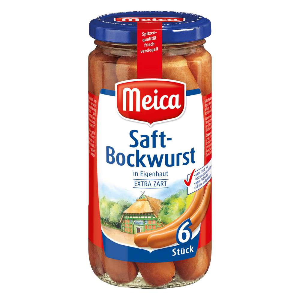 Produktabbildung Meica Saftbockwurst in Eigenhaut