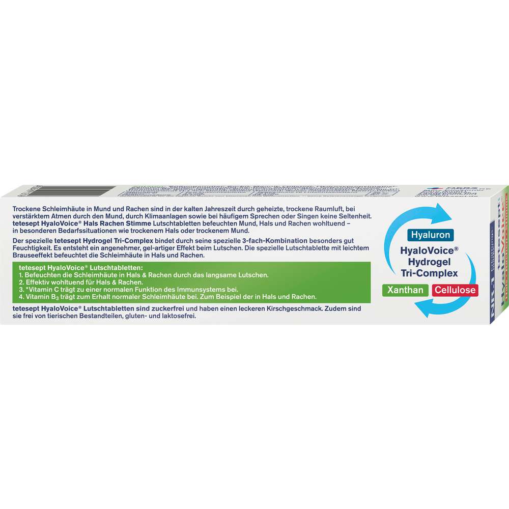 Produktabbildung tetesept Hyalo Voive Lutschtabletten