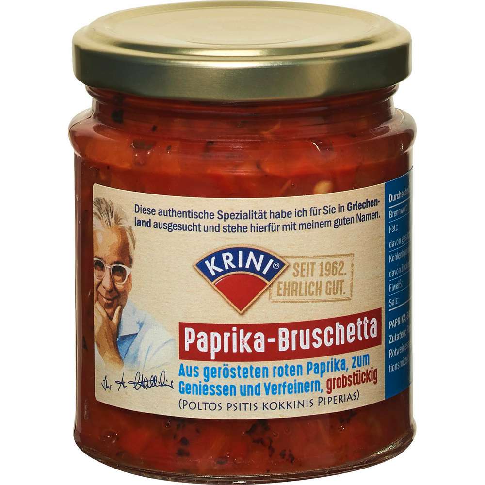 Produktabbildung Krini Paprika-Bruschetta, grobstückig
