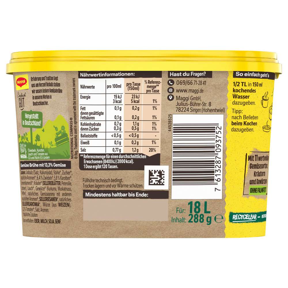 Produktabbildung Maggi Gemüse Brühe