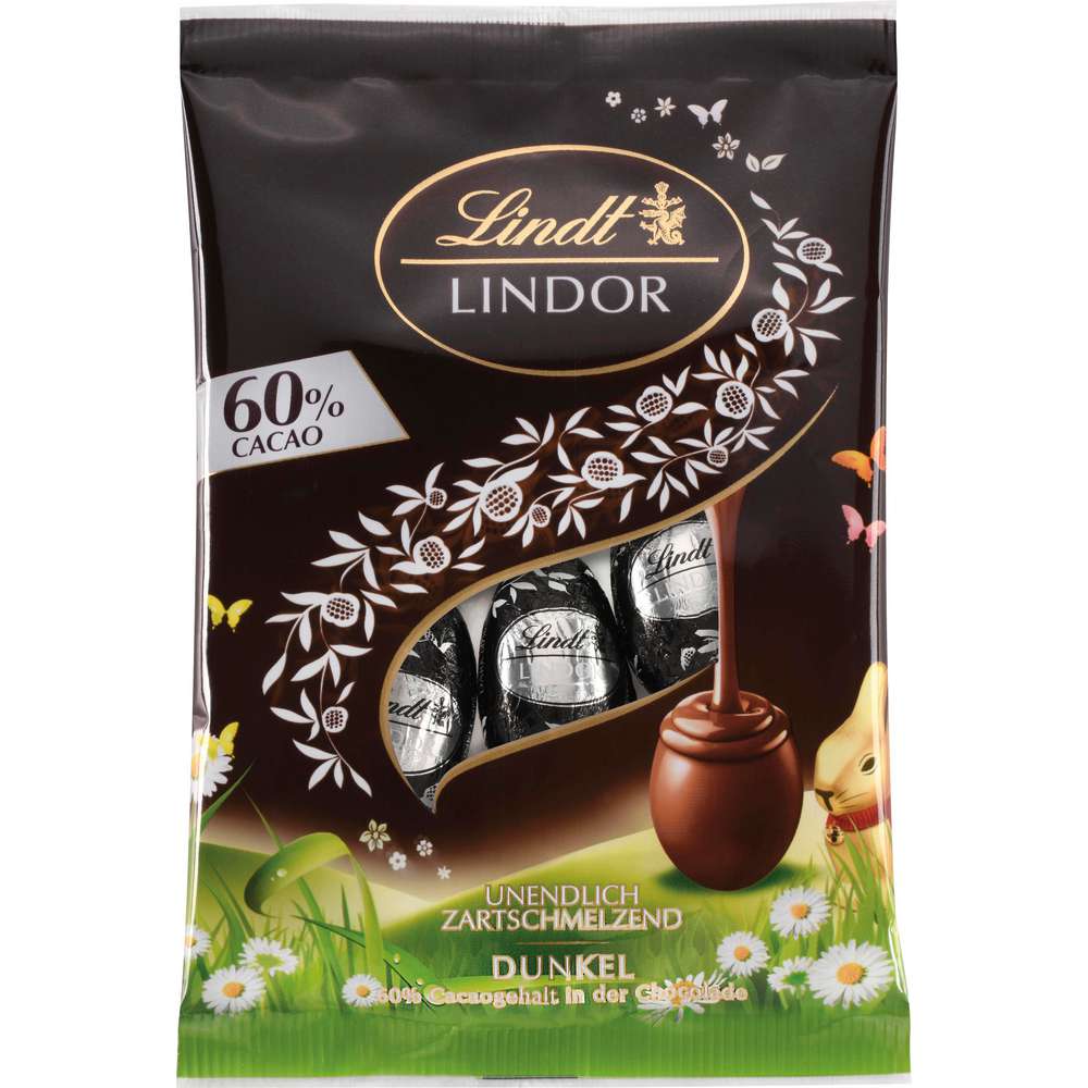 Produktabbildung Lindt Lindor Schokoeier, Dunkel