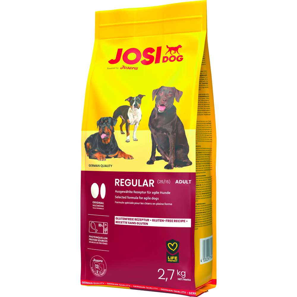 Produktabbildung JosiDog Hunde-Trockenfutter Adult, Regular