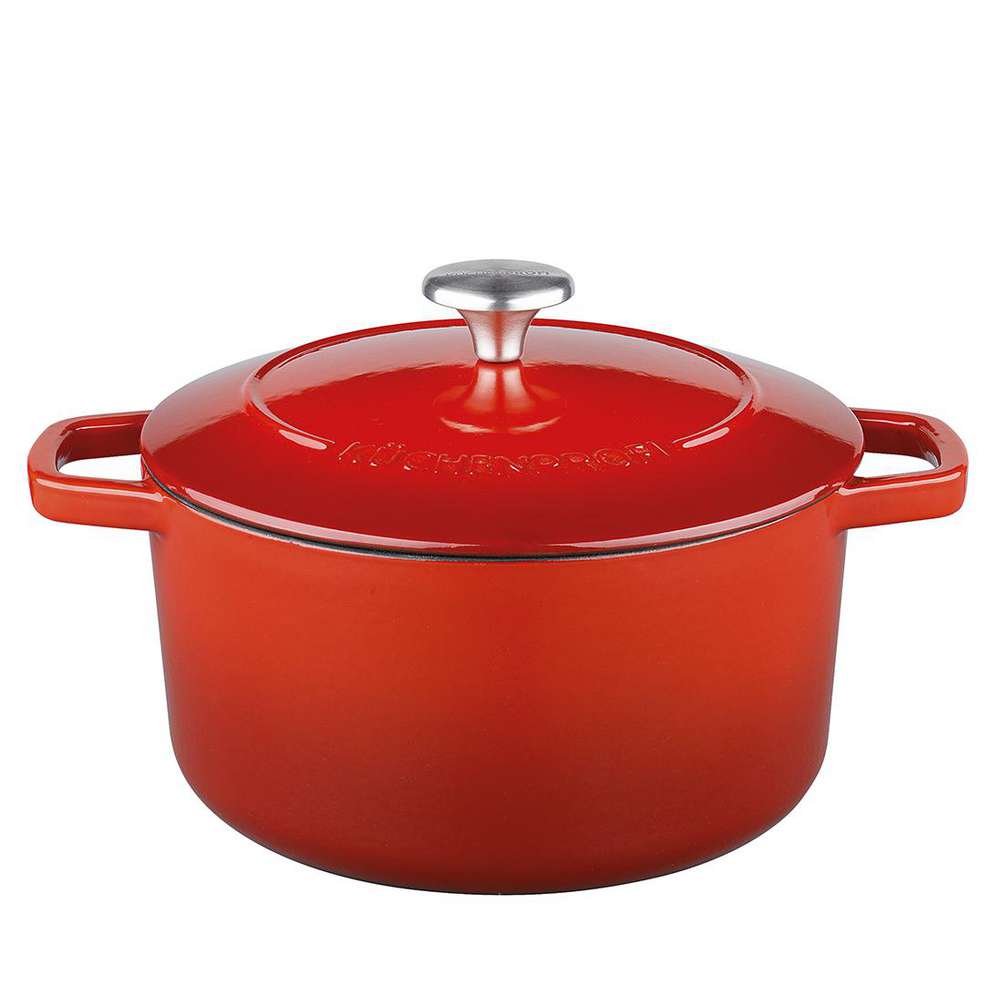 Produktabbildung Küchenprofi Gussbräter Bretagne 24cm rund, rot