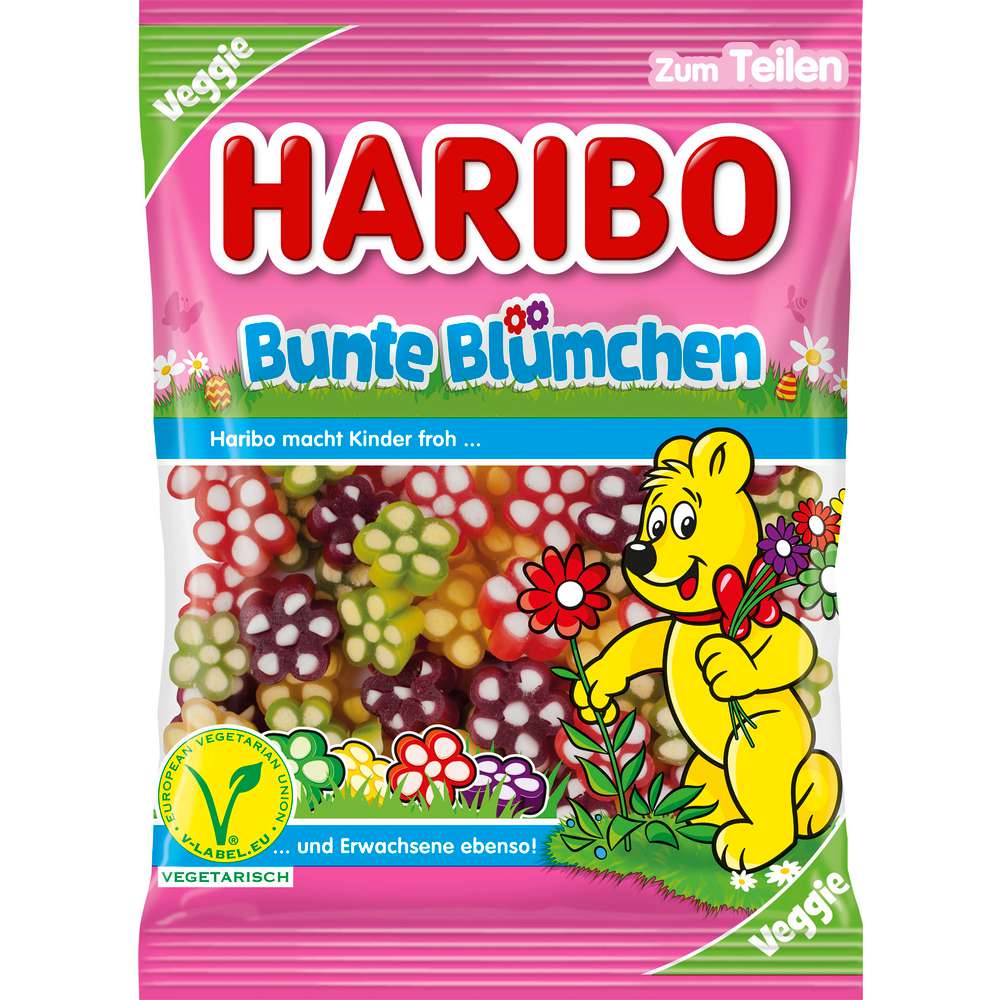 Produktabbildung Haribo Fruchtgummi, Bunte Blümchen