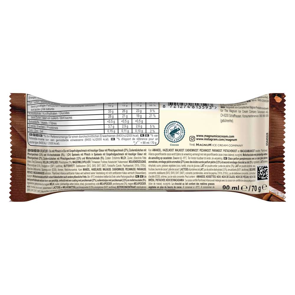Produktabbildung Langnese Magnum Stiel-Eis, La Peche