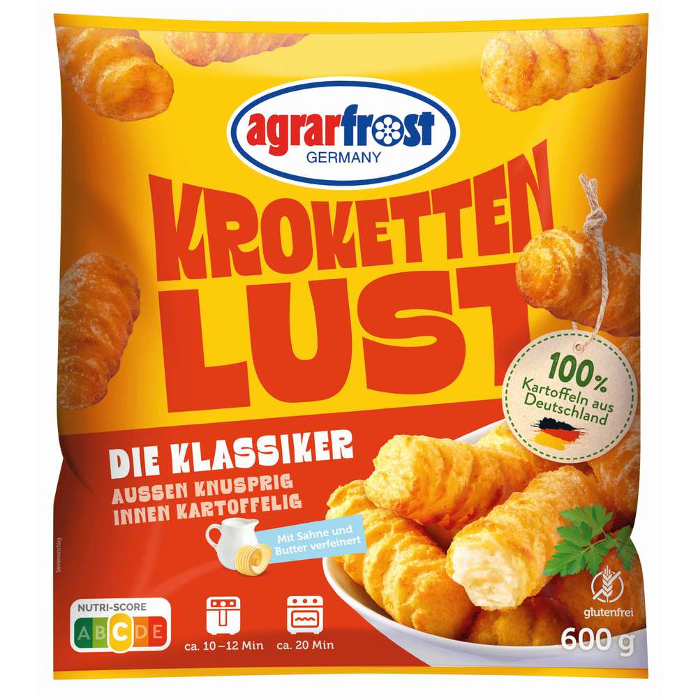 Produktabbildung Agrarfrost Genießer Kroketten, tiefgekühlt