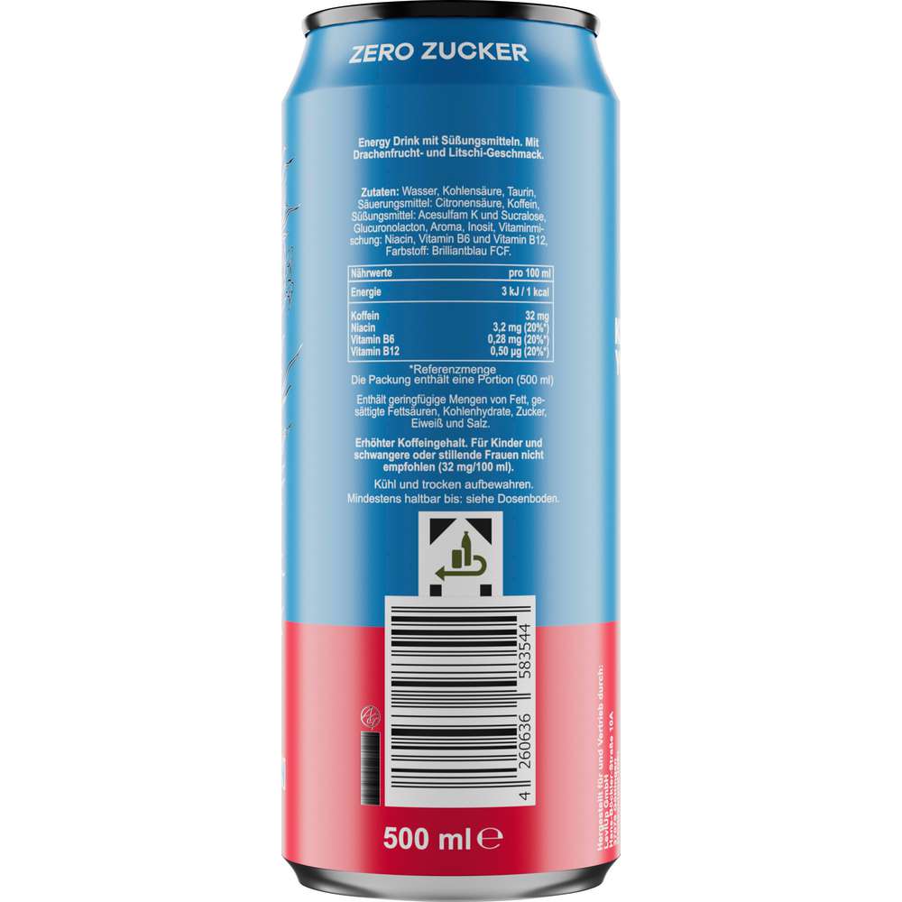 Produktabbildung LevlUp Gaming Drink, Shiny Dragon, Zero Zucker