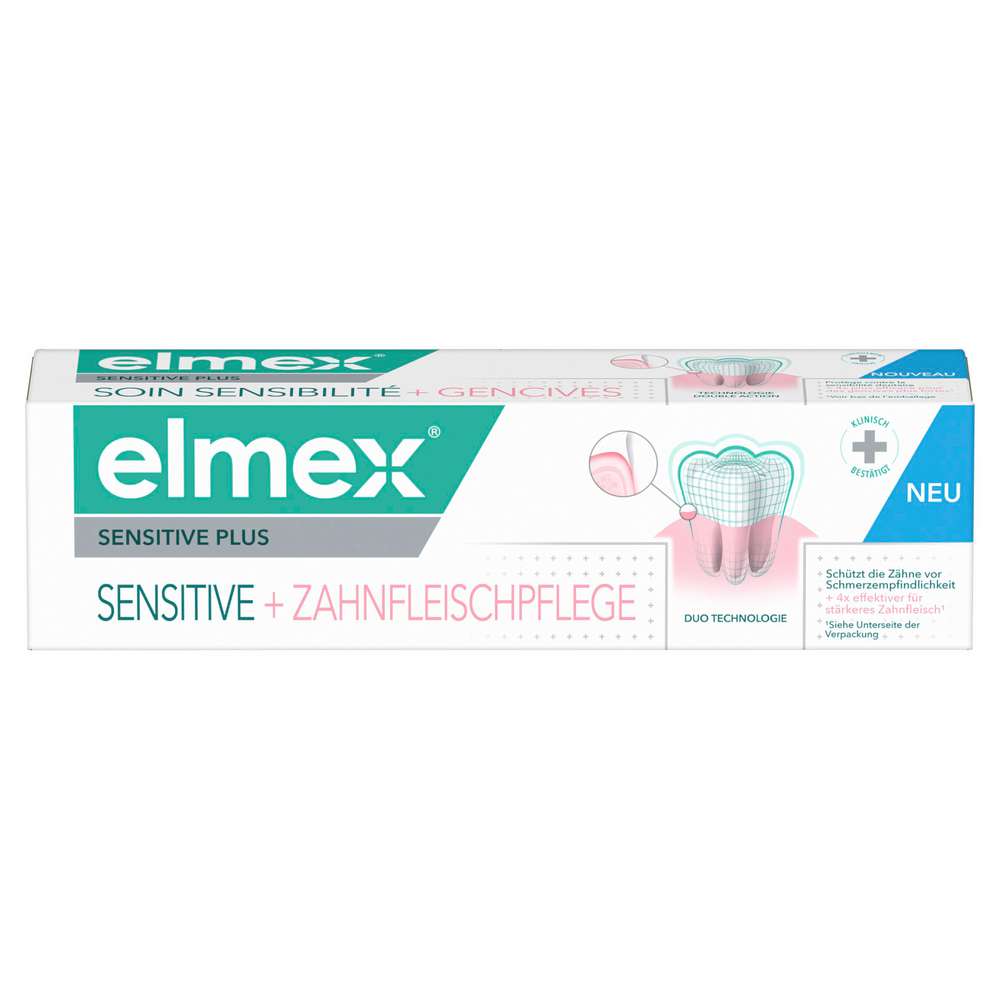 Produktabbildung elmex Zahncreme Sensitive Plus Zahnfleischpflege