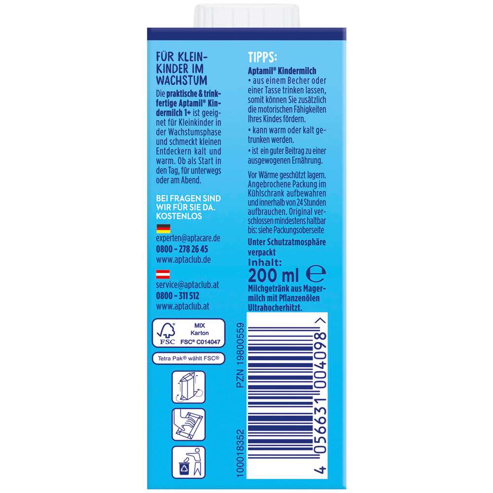 Produktabbildung Aptamil Pronatura Kindermilch ab 1+