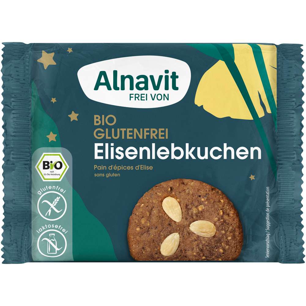 Produktabbildung Alnavit Bio glutenfrei Elisenlebkuchen