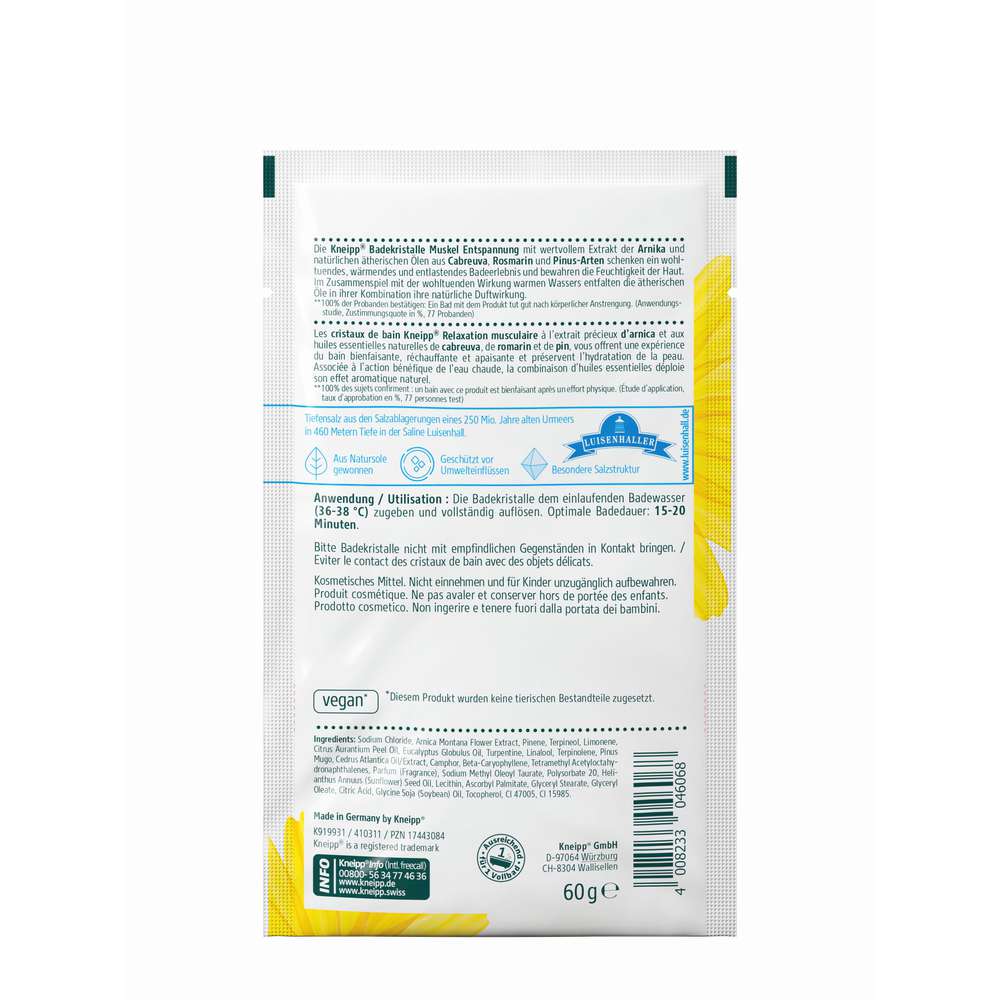 Produktabbildung Kneipp Badekristalle, Gelenke & Muskeln