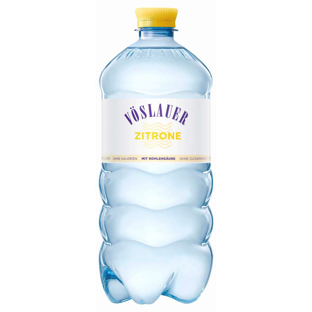 Produktabbildung Vöslauer Wasser mit Geschmack, mit Kohlensäure, Zitrone
