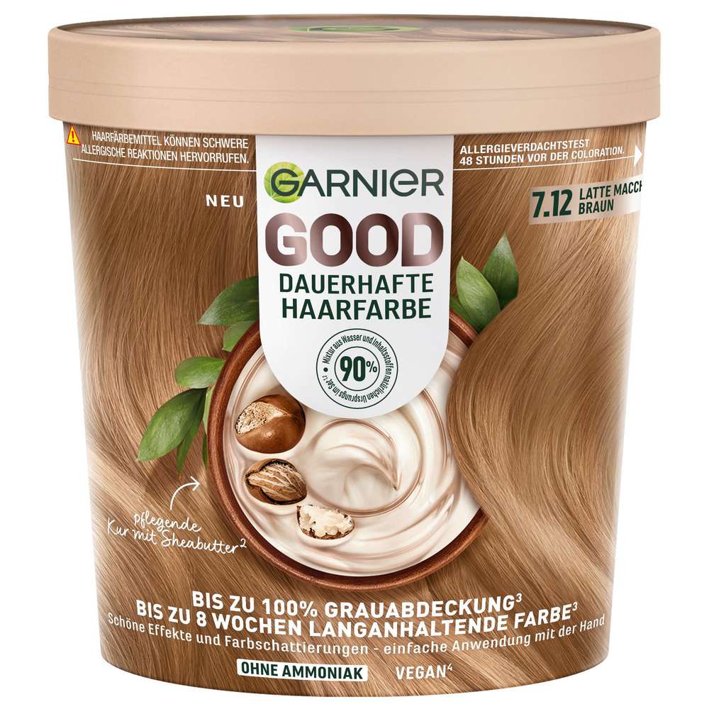 Produktabbildung Garnier Haarfarbe Good 7.12 Latte Macchiato Braun