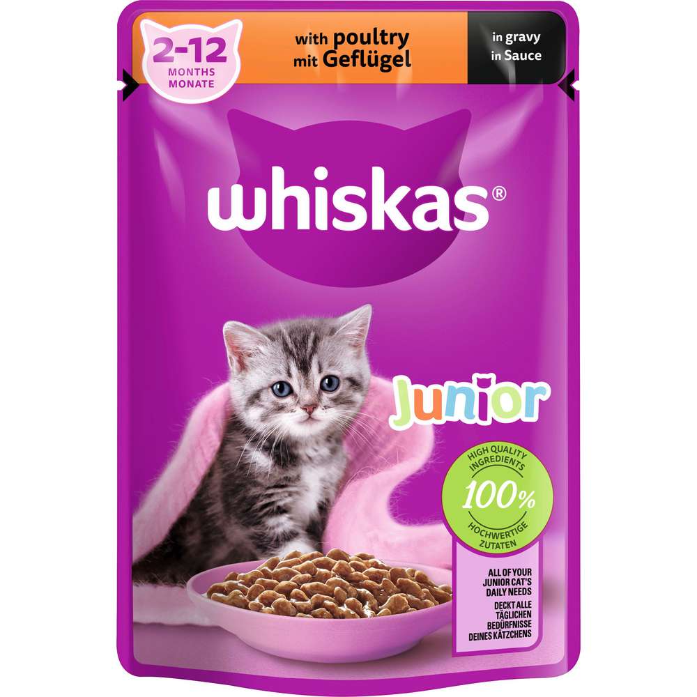 Produktabbildung Whiskas Katzen-Nassfutter Kitten, Geflügel
