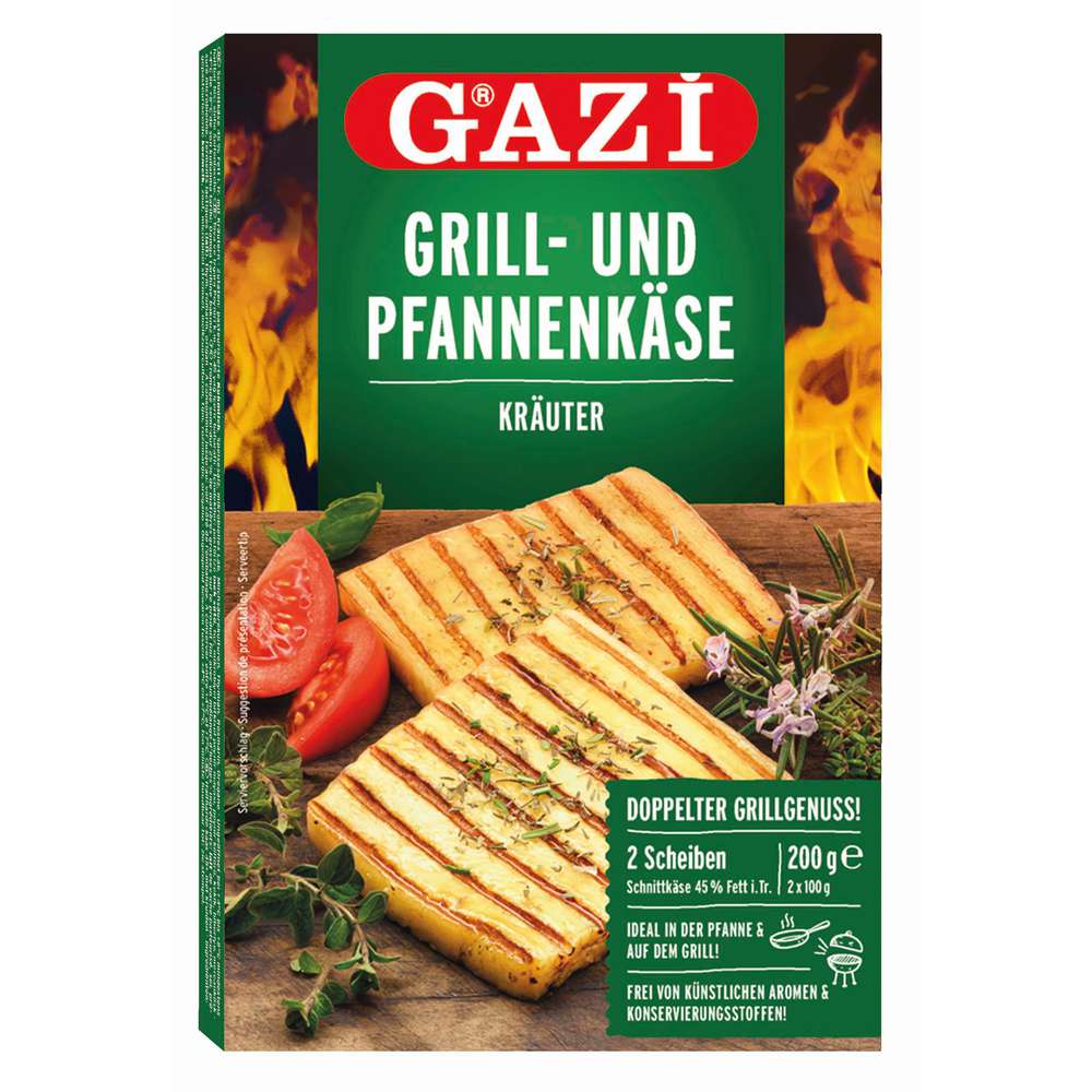Produktabbildung Gazi Grill & Pfannenkäse, Kräuter