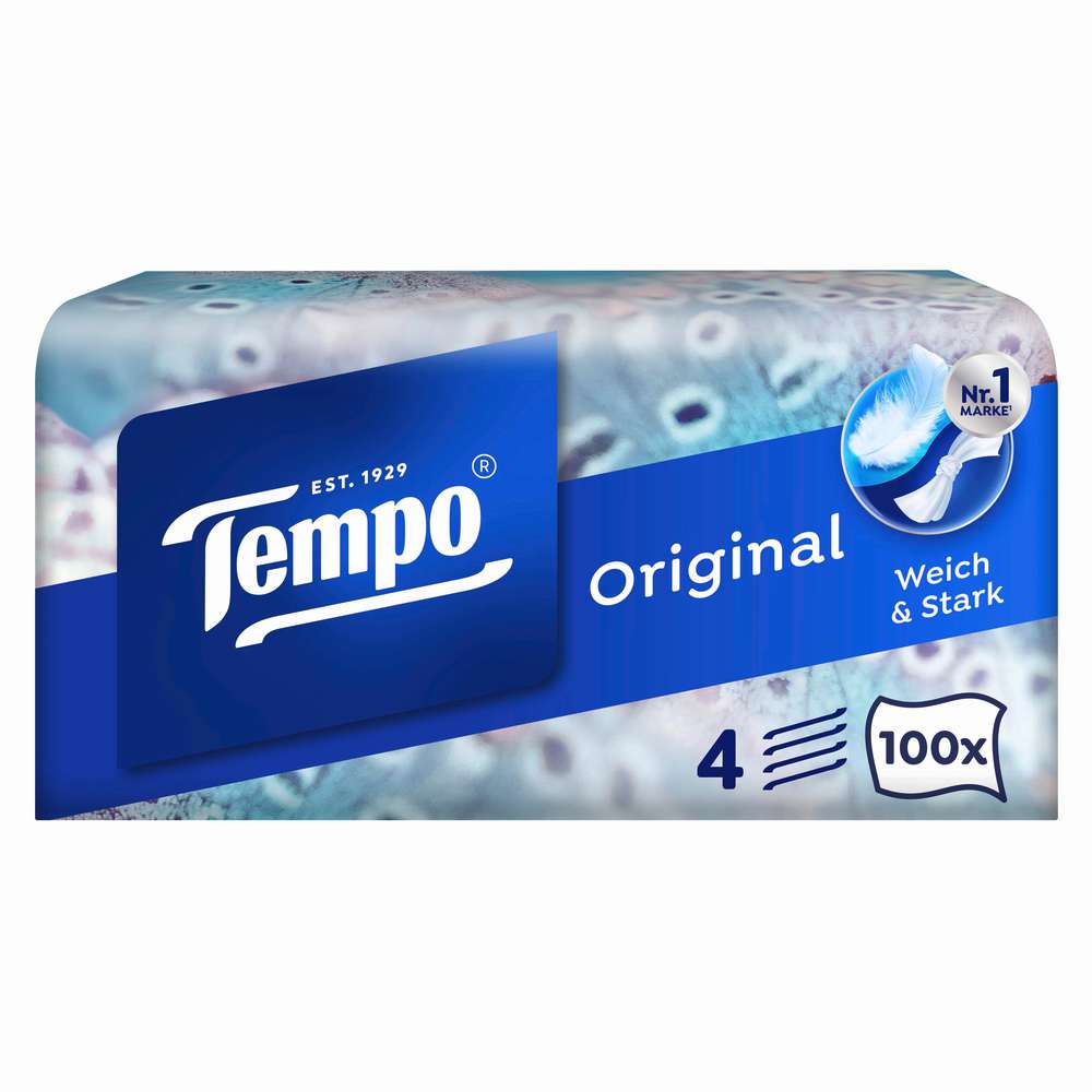 Produktabbildung Tempo Taschentücher-Box Original, verschiedene Ausführung