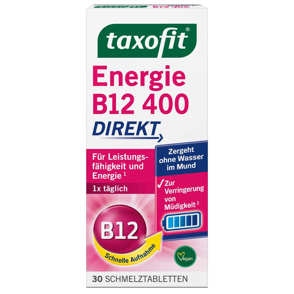 Produktabbildung Taxofit Energie B12 400 Direkt