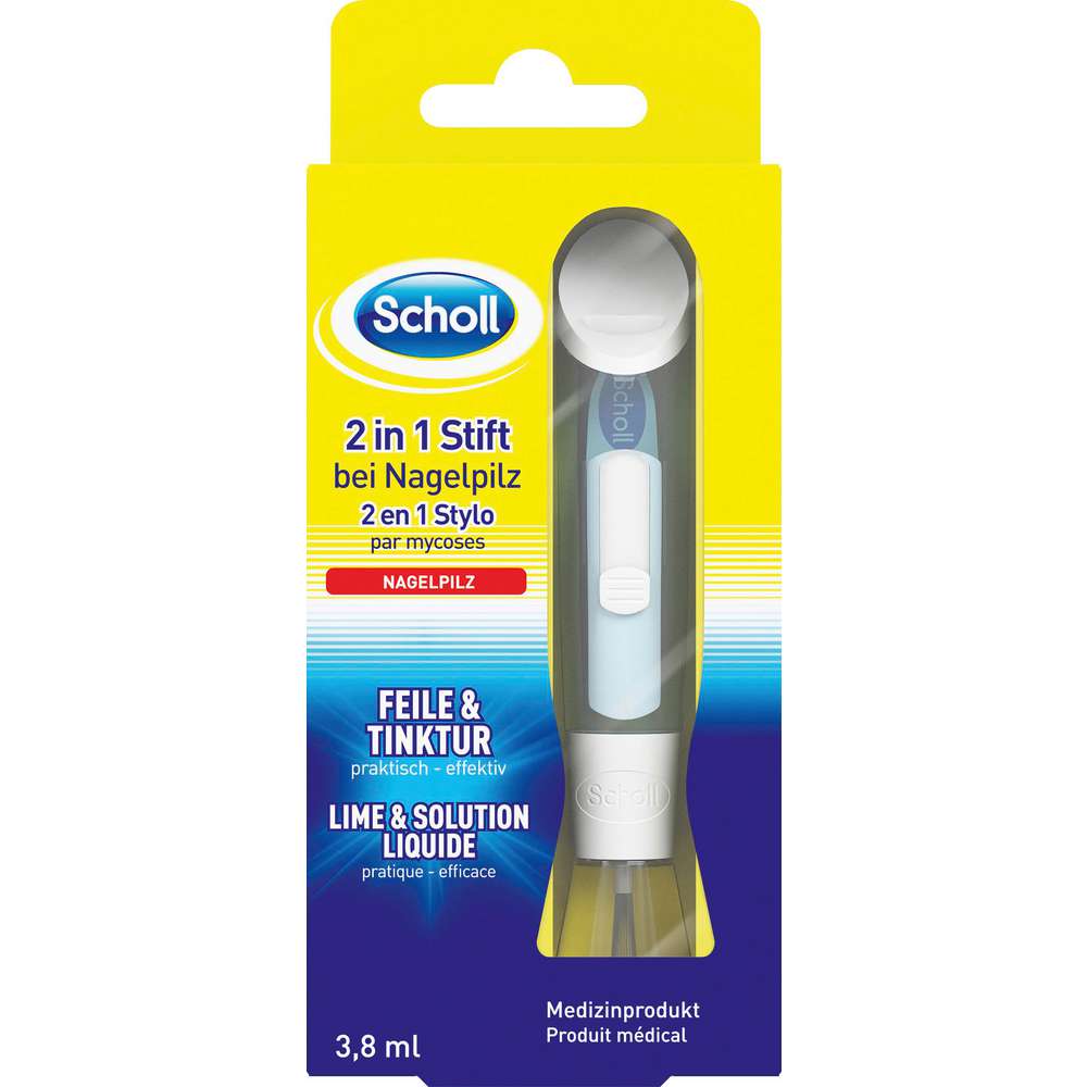Produktabbildung Scholl 2 in1 Stift bei Nagelpilz