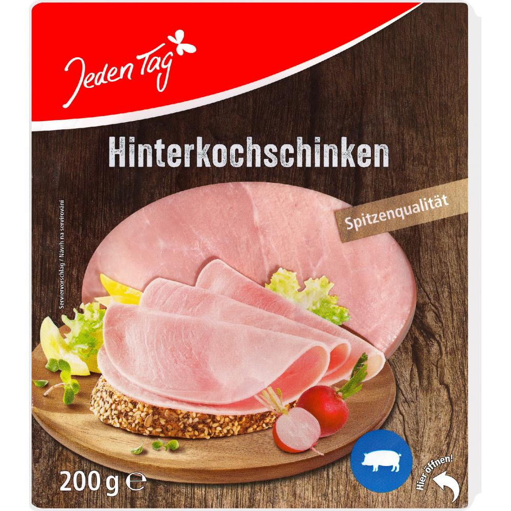 Produktabbildung keine Marke Jeden Tag Delikatess Hinterkochschinken, 200 g